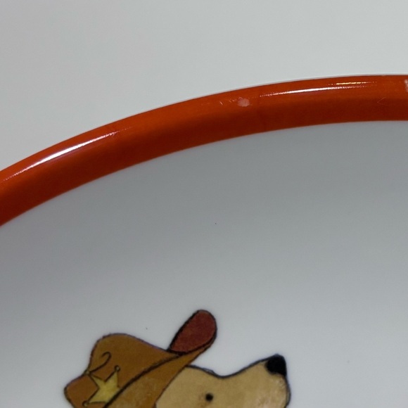 Pier 1 Imports Halloween Holiday Dog Design 9 Inch Plate Trick or Treat - Picture 6 of 6